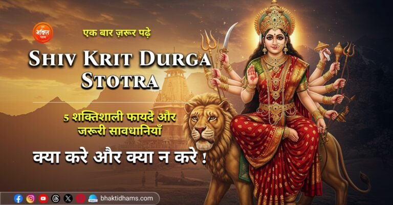 Shiv Krit Durga Stotra Path ke Benefits